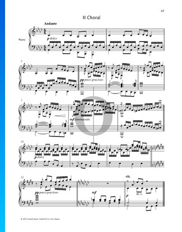Choral (Andante) Musik-Noten