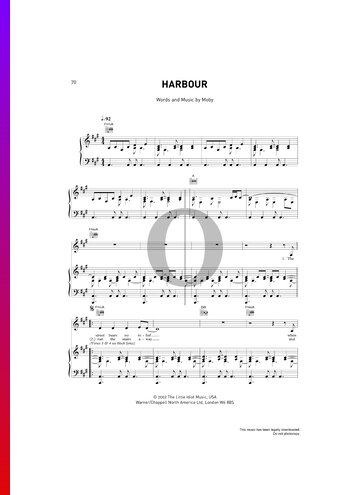 Harbour Sheet Music