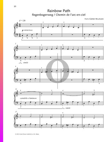 Rainbow Path Sheet Music