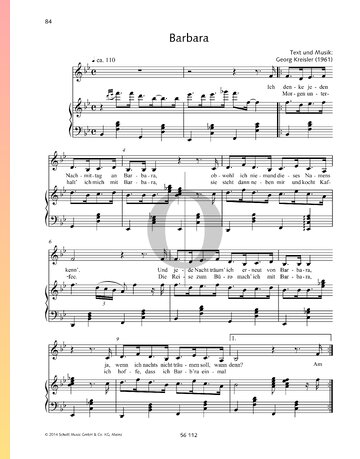 Barbara Sheet Music