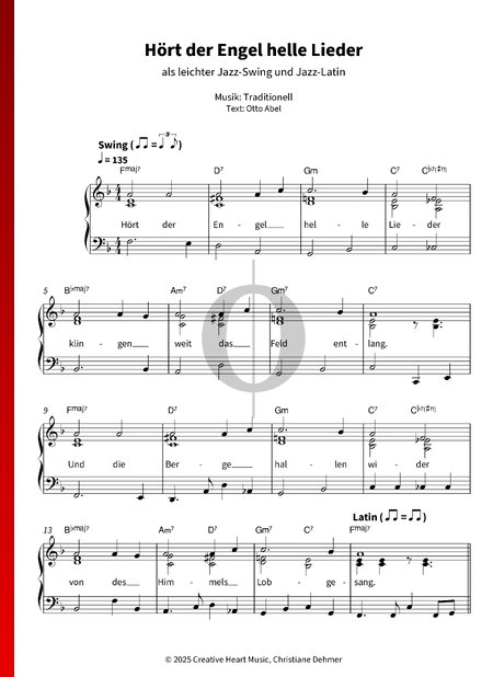 Hört der Engel helle Lieder