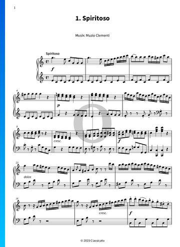 Sonatine in C Major, Op. 36 No. 3 Partitura