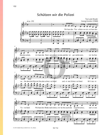 Schützen wir die Polizei Sheet Music