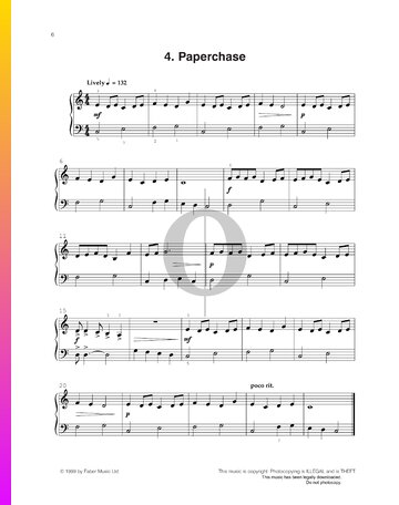 Paperchase Sheet Music