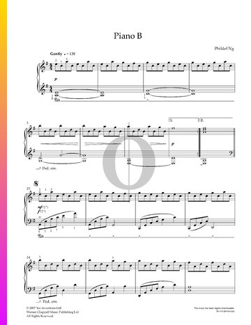 Piano B Sheet Music