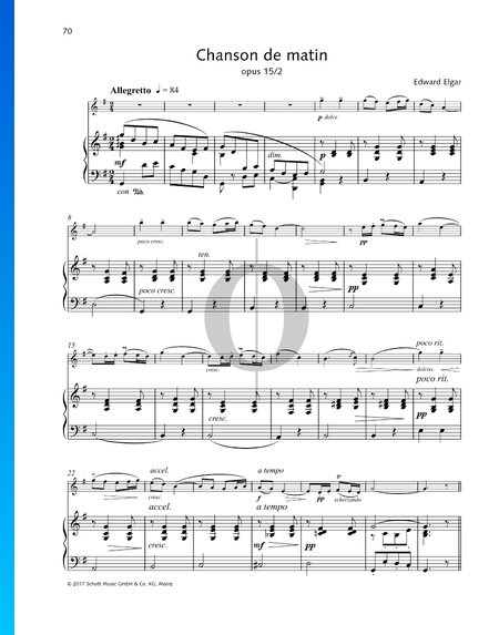 Chanson de Matin, Op. 15 n.º 2