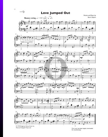 Love Jumped Out Sheet Music