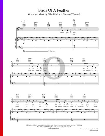 Birds Of A Feather Partitura