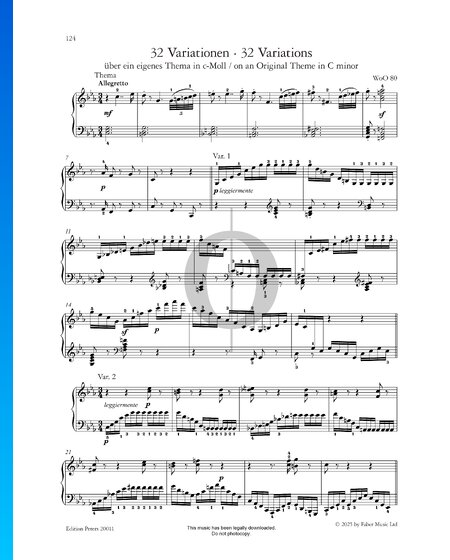 32 Variations on an Original Theme, WoO 80