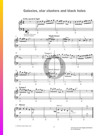 Galaxies, Star Clusters and Black Holes Sheet Music