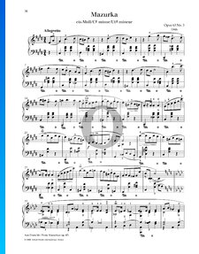 Mazurka in C-sharp Minor, Op. 63 No. 3