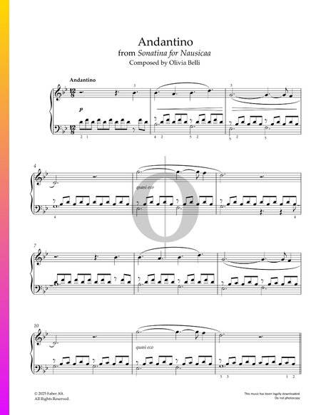 Andantino (from Sonatina for Nausicaa)