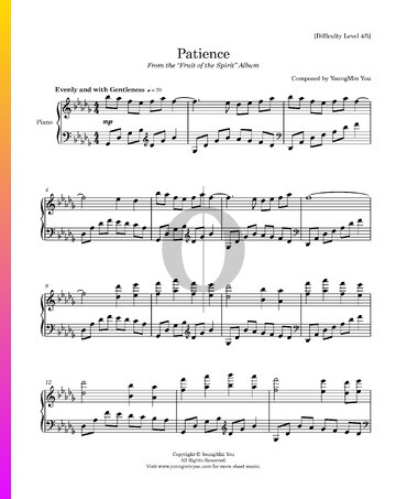 Patience Musik-Noten