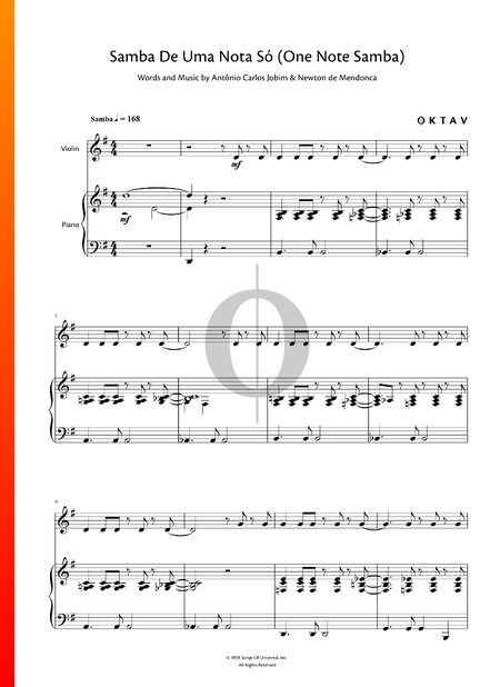 Samba De Uma Nota Só (One Note Samba)