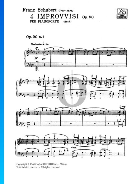 Impromptu C Minor, Op. 90 No. 1, D 899