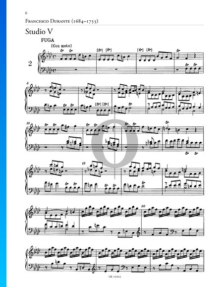 Sonate n° 5 en Fa mineur : Fugue