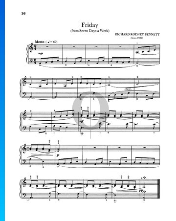 Seven Days A Week: Friday Sheet Music