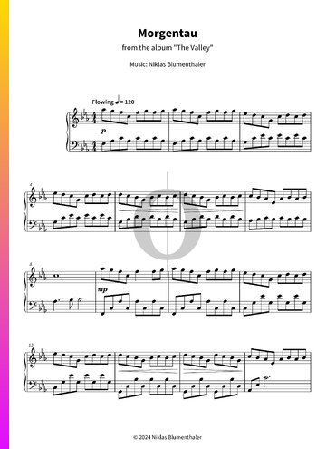 Morgentau Partitura