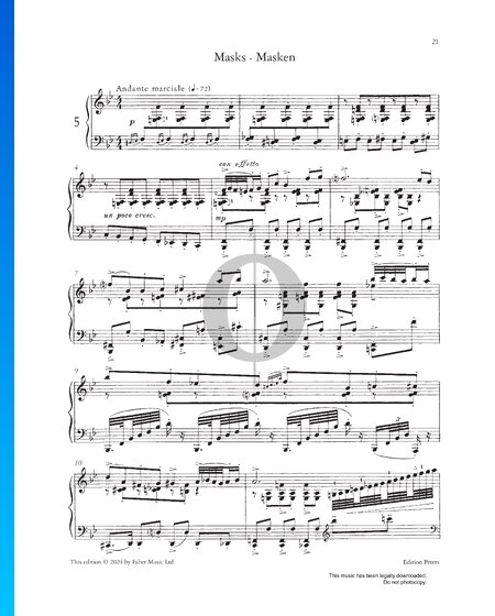 Romeo und Julia, Op. 75: Masken
