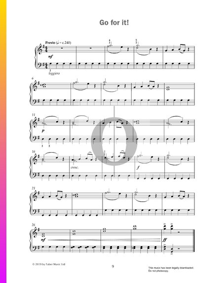 Go For It! Sheet Music