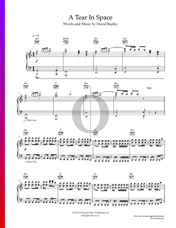 A Tear In Space (Airlock) Sheet Music