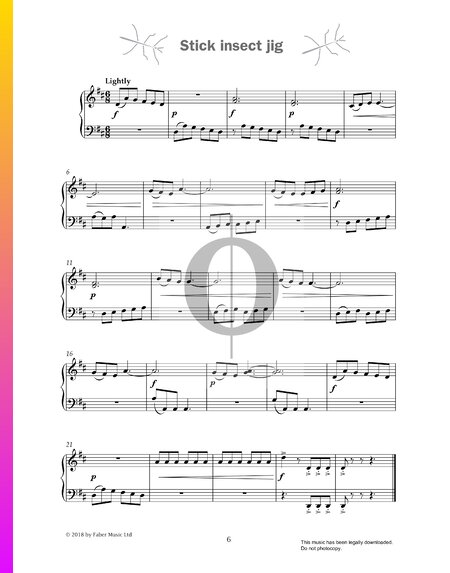 Stick Insect Jig Sheet Music
