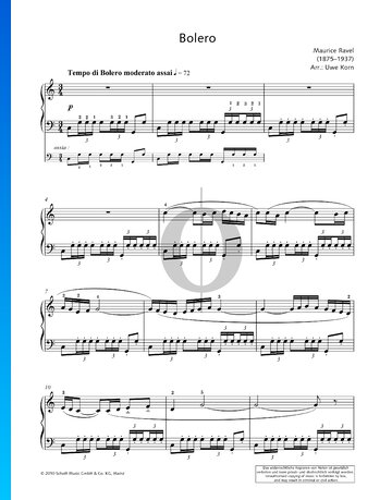 Boléro Sheet Music