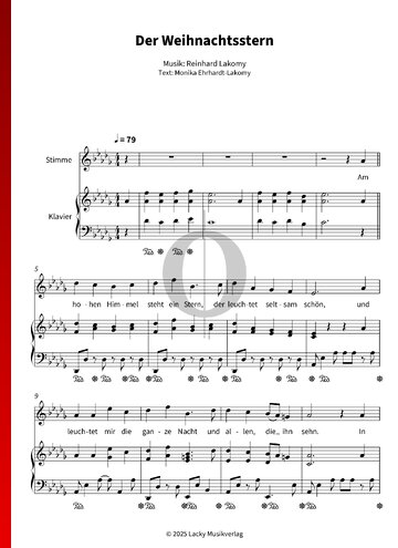 Der Weihnachtsstern Sheet Music
