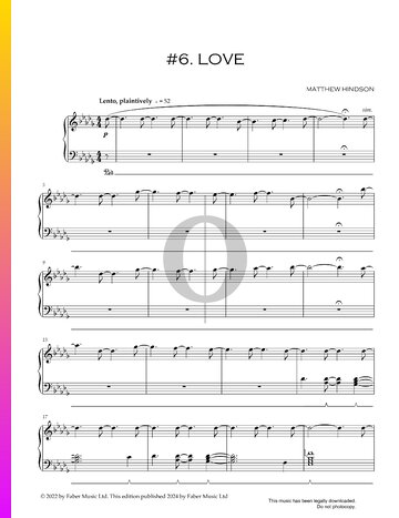 Love (Hindson) Musik-Noten