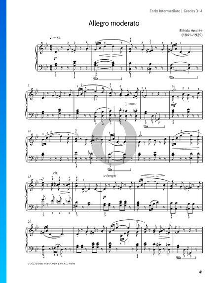 Allegro moderato, Op. 7 No. 3