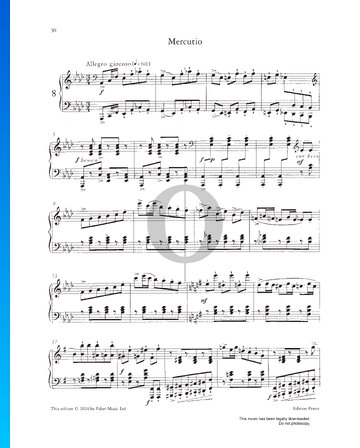 Romeo and Juliet, Op. 75: Mercutio Sheet Music