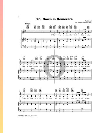 Down in Demerara Musik-Noten