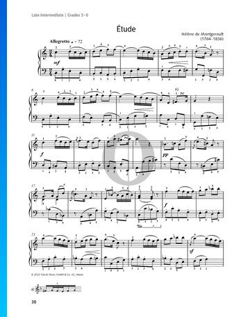 Étude, No. 4 Sheet Music