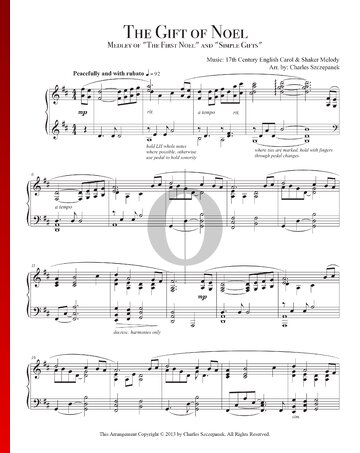 The Gift of Noel Sheet Music