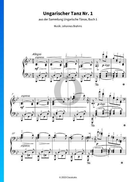 Danse hongroise, n° 1