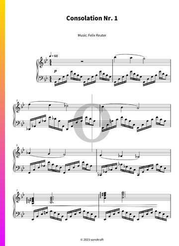 Consolation Nr. 1 Sheet Music