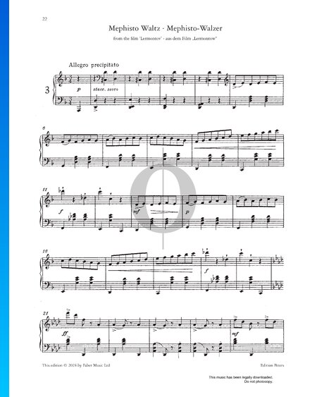 Three Pieces, Op. 96: Mephisto Waltz