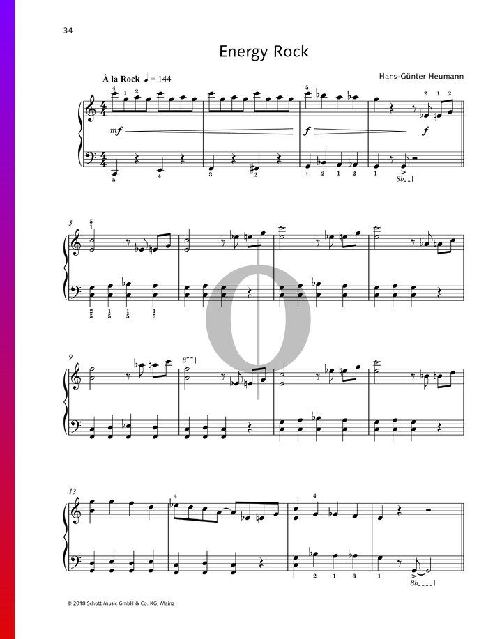 SONATA IN C MAJOR Easy Piano Sheet Music | Easy Sheet Music