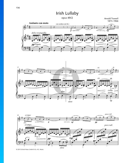 Irish Lullaby, Op. 49 No. 2
