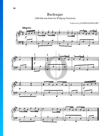 Burlesque Sheet Music