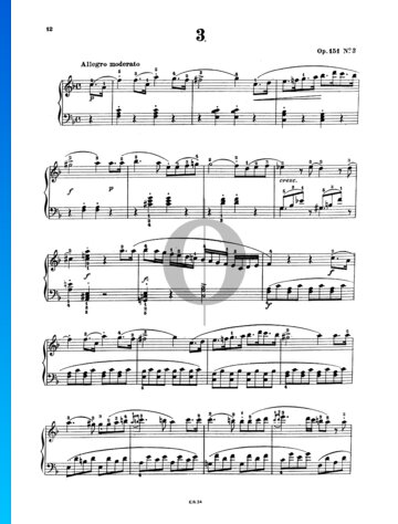 Partition Sonatine en Fa majeur, op. 151 n° 3