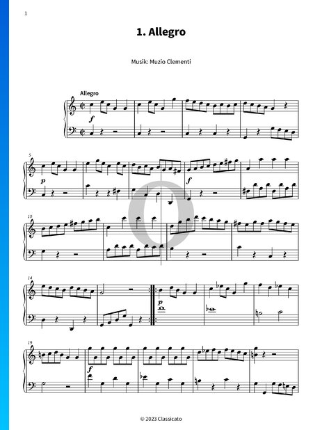 Sonatine in C Major, Op. 36 No. 1