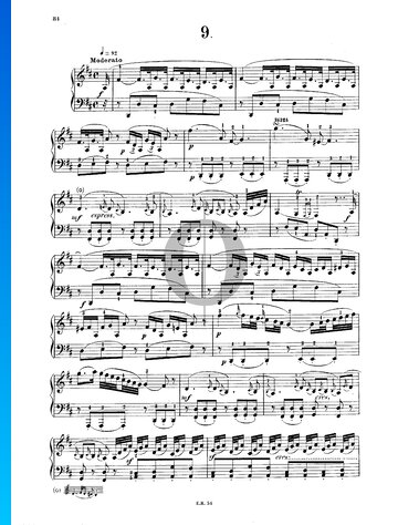 Sonate in D-Dur, Hob XVI: 19 Musik-Noten
