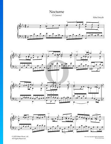 2 Canons: Nocturne Sheet Music