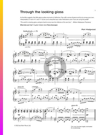 Through The Looking Glass Partitura