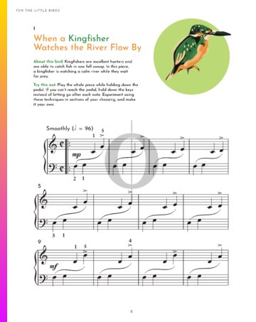 When a Kingfisher Watches the River Flow By Sheet Music