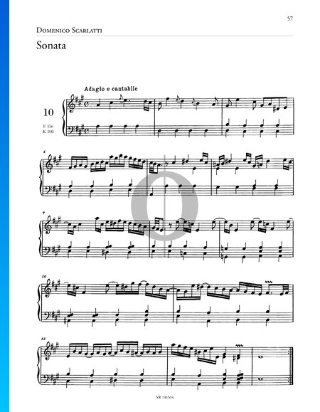 Sonata in A Major, K. 208