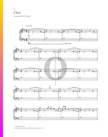 Close Sheet Music