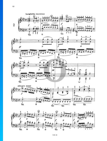 Sonata in F Minor, WoO 47 No. 2 Spartito