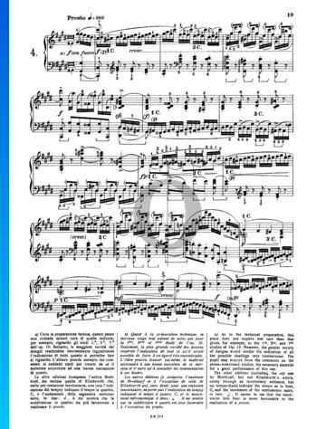 Étude in C-sharp Minor, Op. 10 No. 4 Partitura
